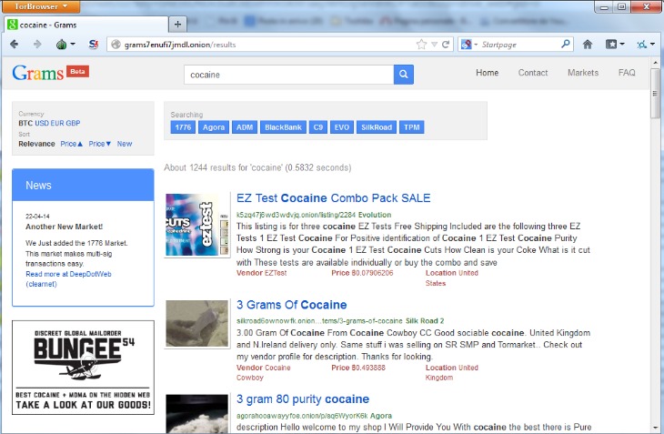 darknet black market url