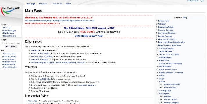 best dark web links