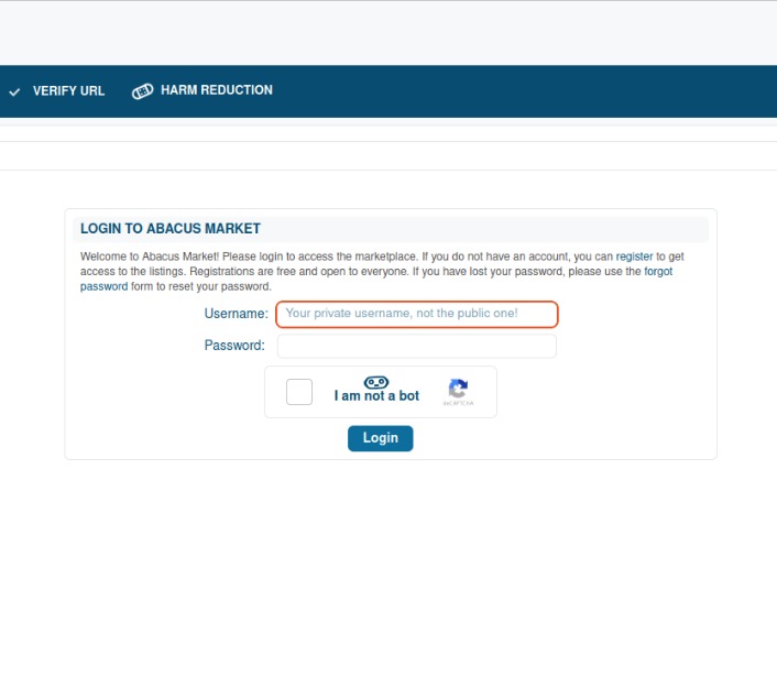 Abacus Market link