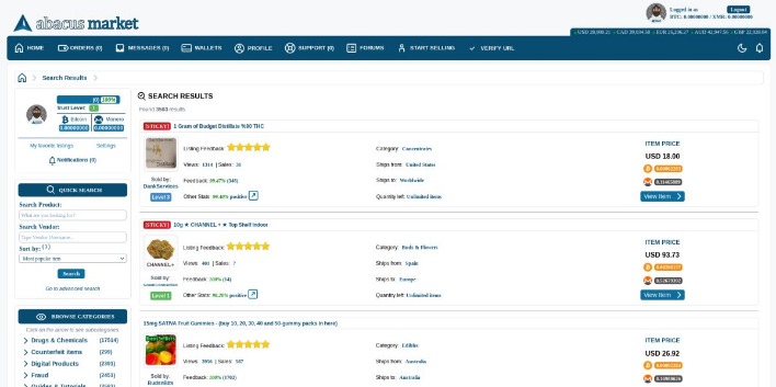 Abacus Market link