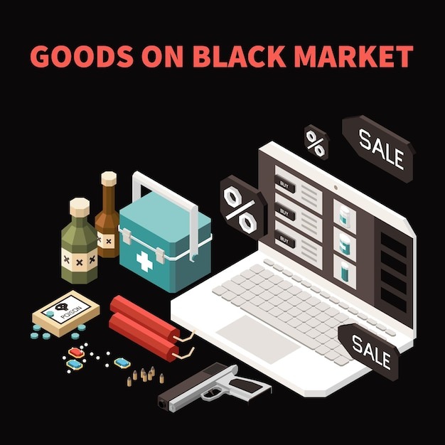 black market drugs guns