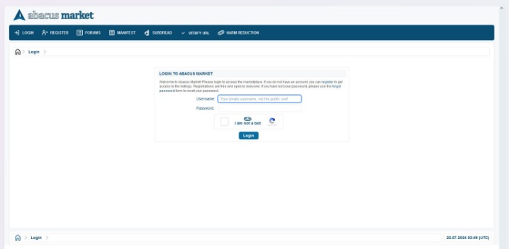 Abacus Darknet Site