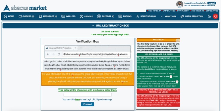 abacus darknet site