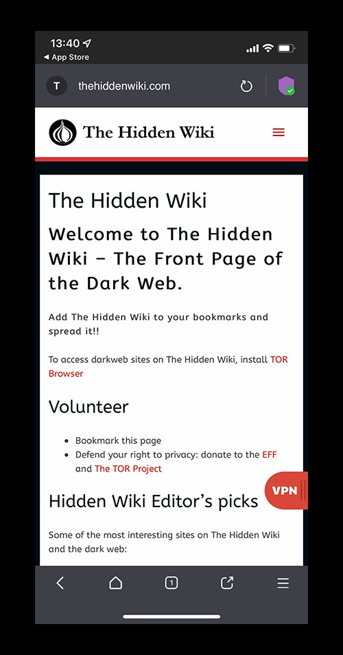 Dark Web Links For Android