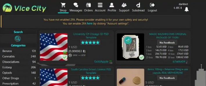 darknet cannabis markets