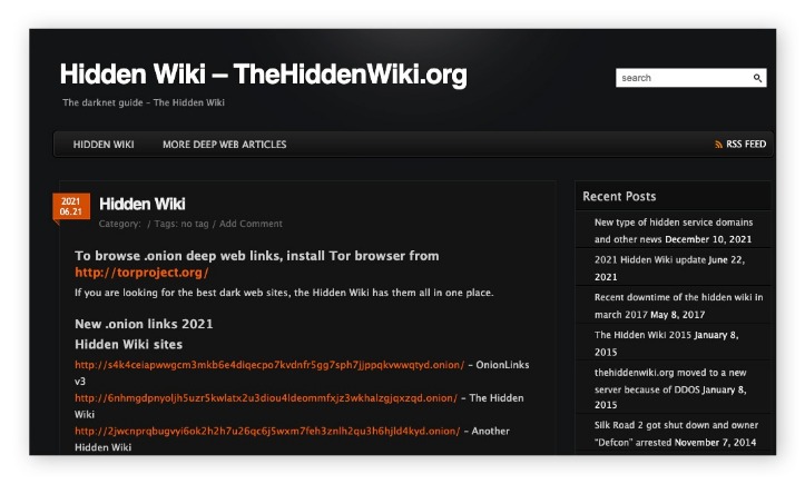 dark web search engine onion