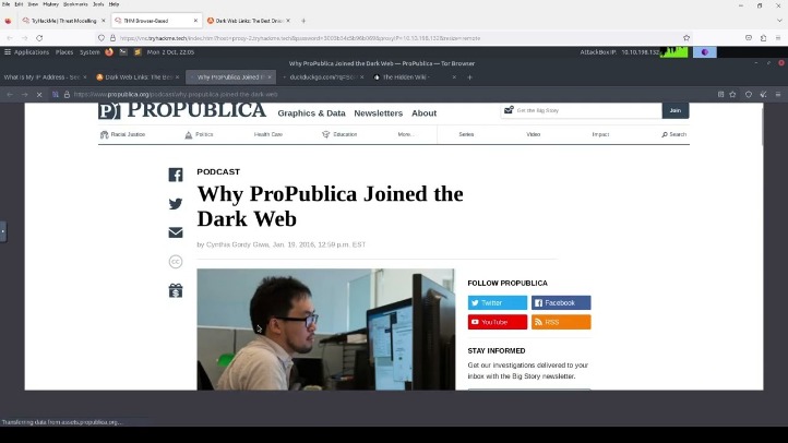 browse the dark web