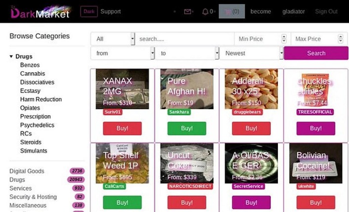 are there any active darknet markets