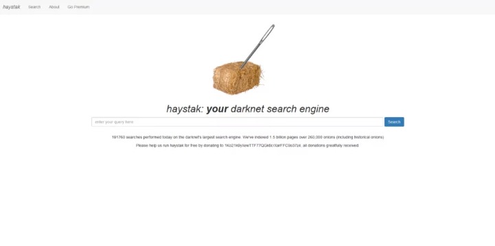 dark web search engine