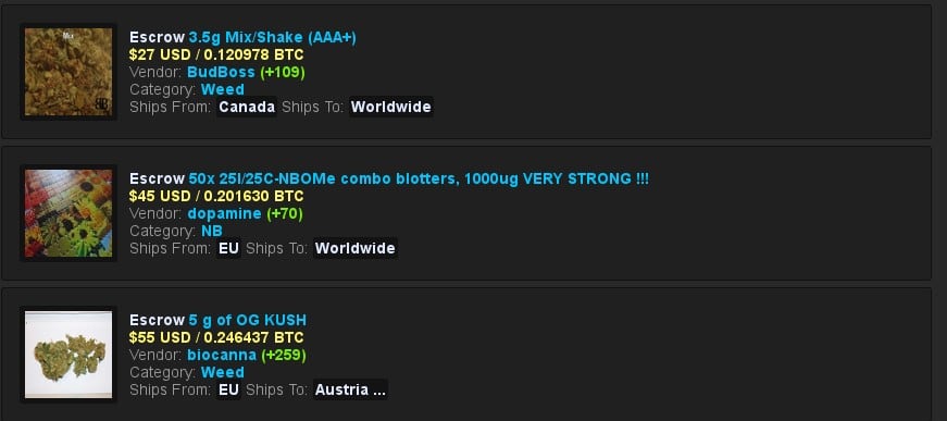 Dark Net Market List