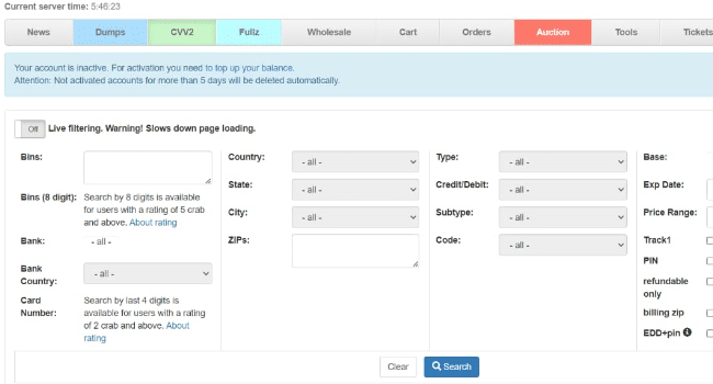 darknet carding sites